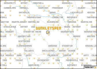 map of Dunkleys Pen