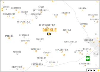 map of Dunkle
