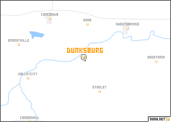 map of Dunksburg