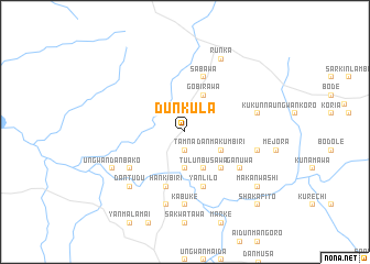 map of Dunkula