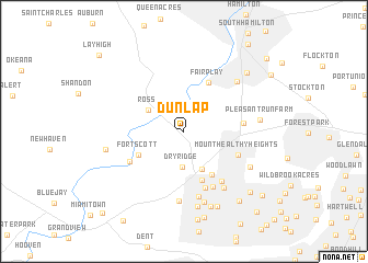 map of Dunlap