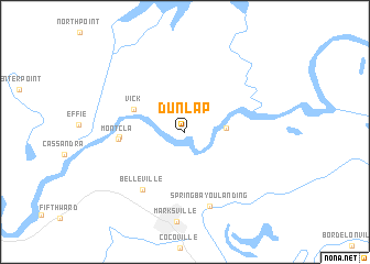 map of Dunlap