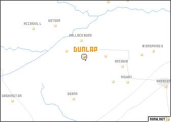 map of Dunlap