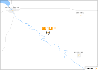 map of Dunlap