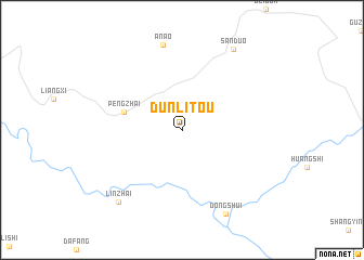 map of Dunlitou