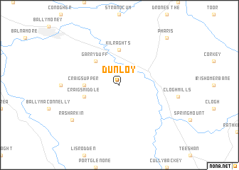 map of Dunloy