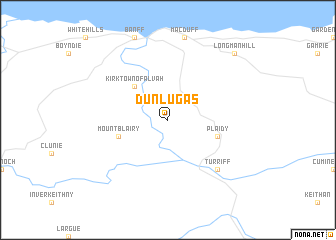 map of Dunlugas