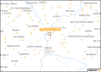 map of Dunmanoge