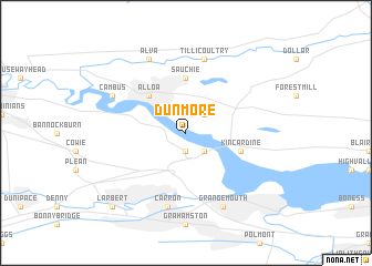 map of Dunmore