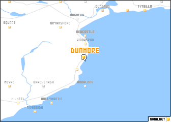 map of Dunmore