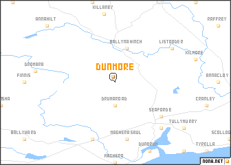 map of Dunmore