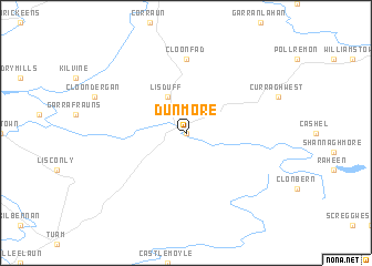 map of Dunmore