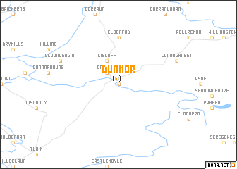 map of Dún Mór