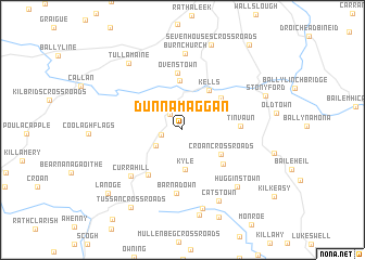 map of Dunnamaggan