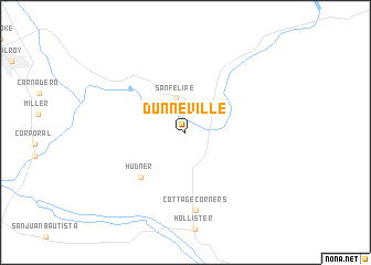 map of Dunneville