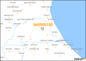 map of Dunnington