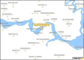 map of Dunnmore