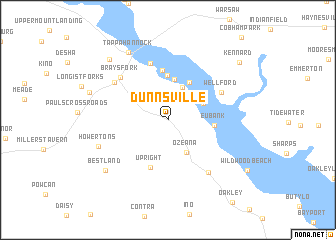 map of Dunnsville