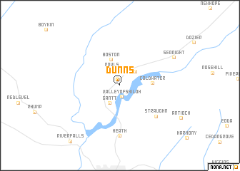 map of Dunns