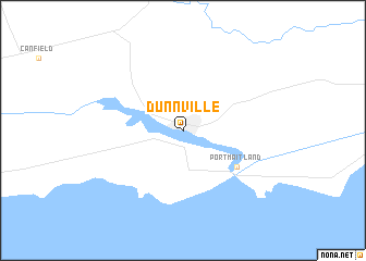 map of Dunnville