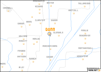 map of Dunn