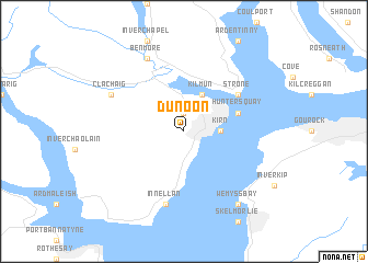 map of Dunoon