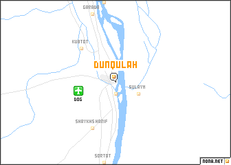 map of Dunqulah