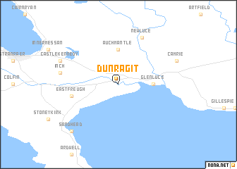 map of Dunragit