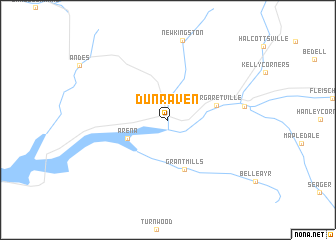 map of Dunraven