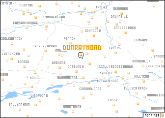 map of Dunraymond