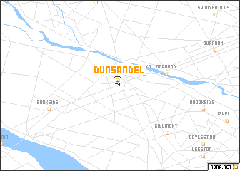 map of Dunsandel