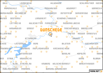 map of Dünschede