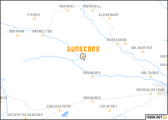 map of Dunscore
