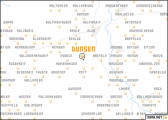 map of Dunsen