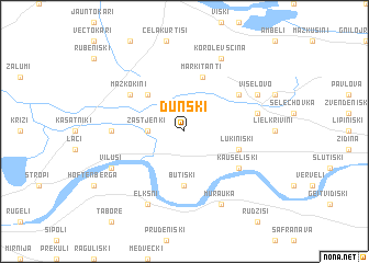 map of Dunski