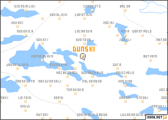 map of Dunski