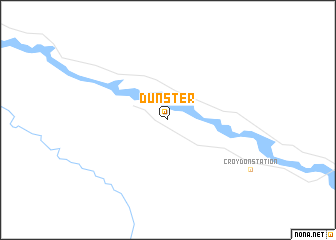 map of Dunster