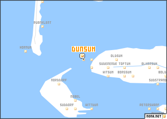 map of Dunsum