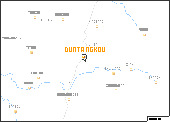 map of Duntangkou