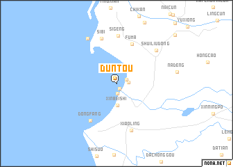 map of Duntou