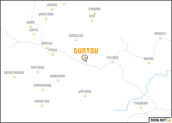 map of Duntou