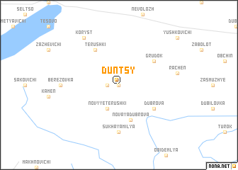 map of Duntsy