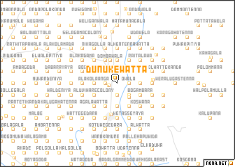 map of Dunukewatta