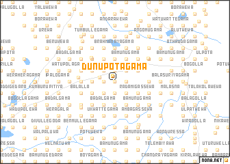 map of Dunupotagama