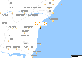 map of Dunwich