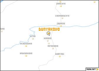 map of Dunyakovo