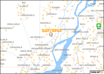 map of Dunyāpur