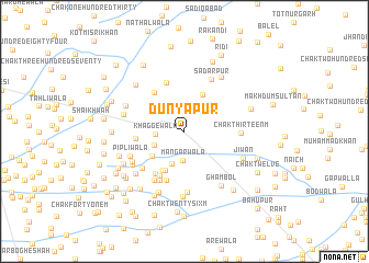 map of Dunyāpur