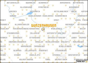 map of Dunzenhausen