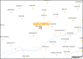 map of Dunzhang